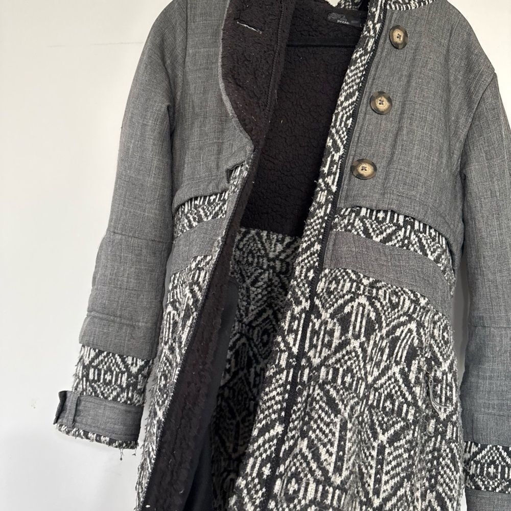 prAna Mischka Jacket Insulated Black Pockets Womens Sz L - Picture 5 of 6